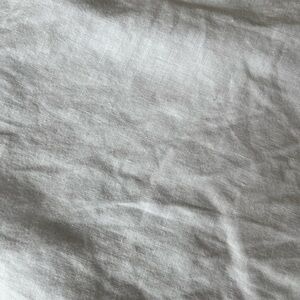 1 West Elm White 100% Linen Pillowcase Standard